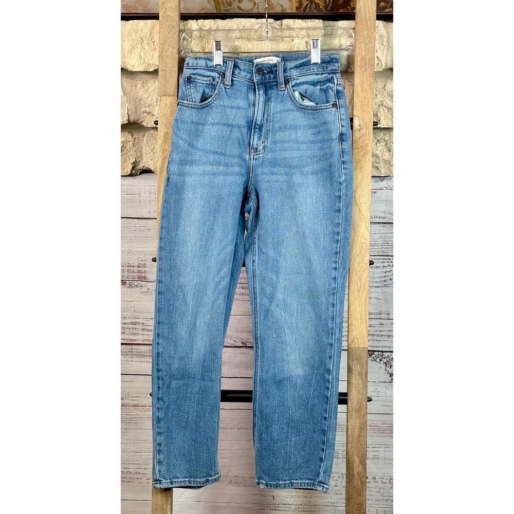 Abercrombie & Fitch Light Blue Straight Leg Jeans